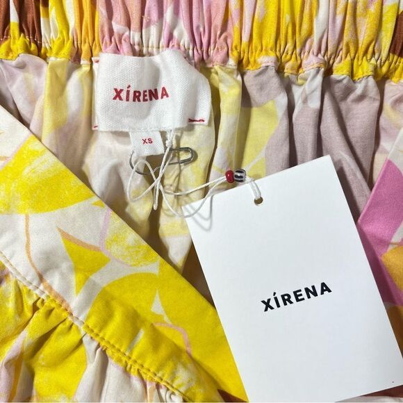 NEW XiRENA Angeline Tiered Midi Skirt Pink Lemonade Extra Small - Picture 8 of 11